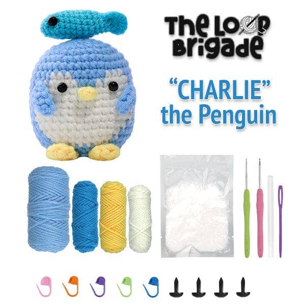 The LOOP Brigade: DIY Mini Crochet Kit - Charlie the Penguin