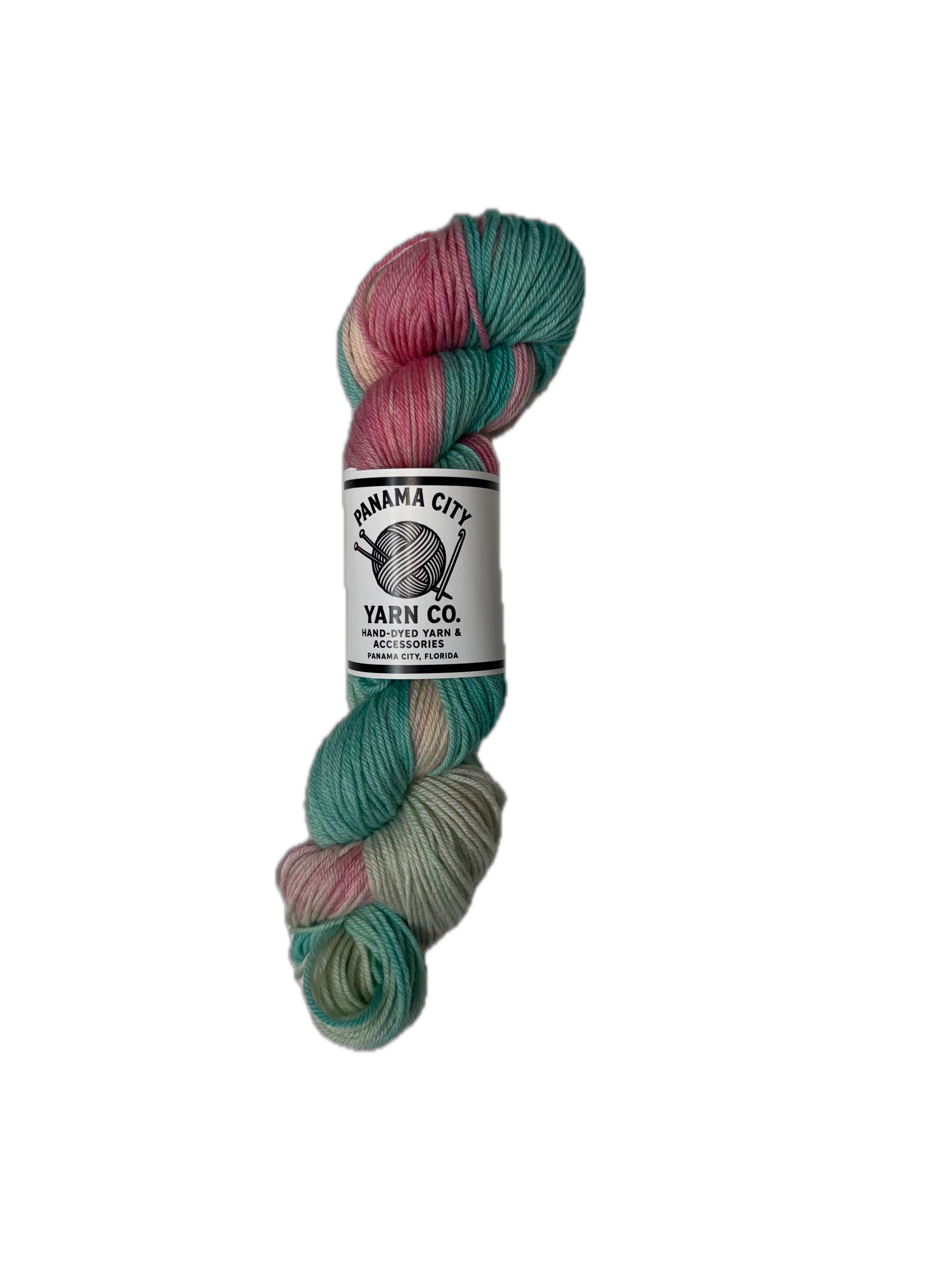 Panama City Yarn Co Hand-Dyed- BFL Please Base 100g