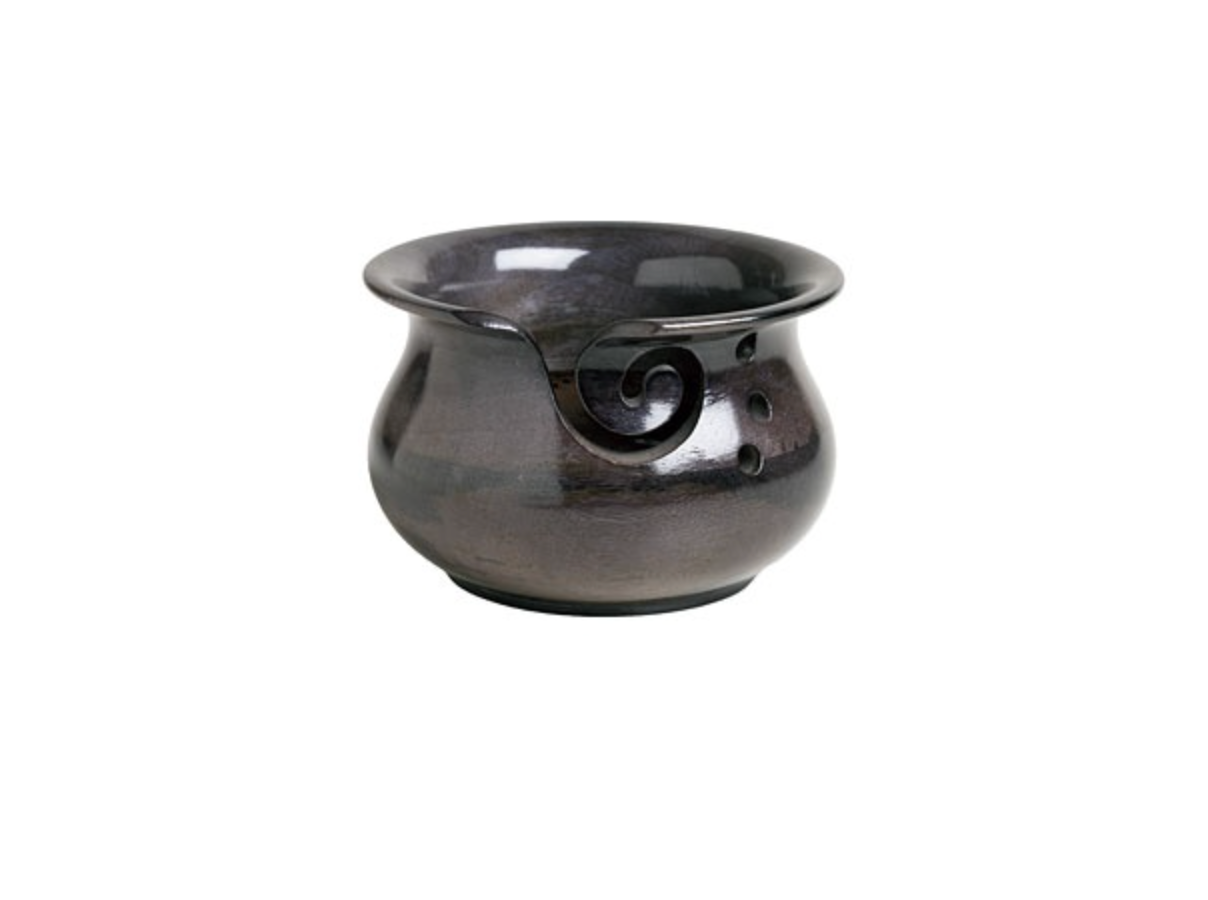 Yarn Bowl - Black Mango Wood